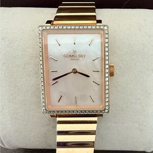 Gomelsky Shirley Fromer Steel White Dial Quartz Ladies Watch G0120072640